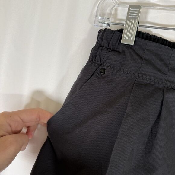 Lululemon Shorts Women's 8 Black Rolled Cuff Pockets Missing Drawstring - Picture 2 of 9